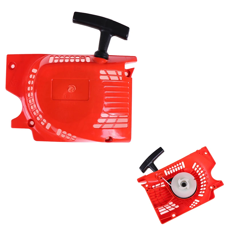 Imagem -05 - Recoil Vermelho Pull Starter para Motosserra Chinesa 4500 5200 5800 45 52cc 58cc