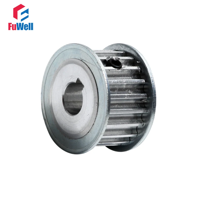 HTD5M Timing Pulley 18T With Keyway 16mm Belt Width Toothed Belt Pulley 8/10/12/12.7/14/15mm Bore 18Teeth 5M Transmission Pulley