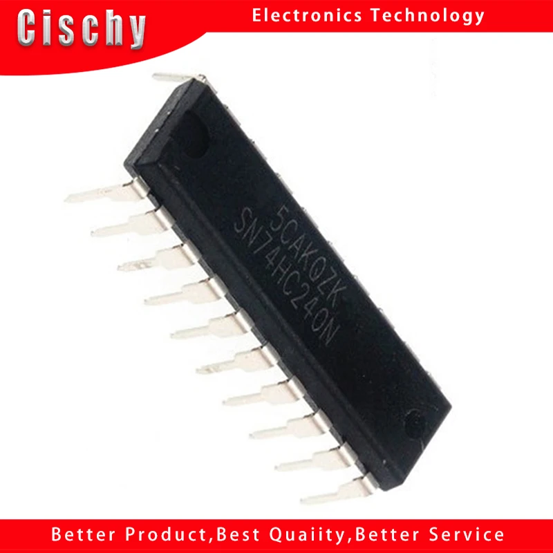 

10pcs/lot 74HC240 SN74HC240N DIP-20 inverter / buffer chip new original In Stock