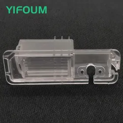 YIFOUM Car Rear View Camera Bracket License Plate Light For Volkswagen Bora Beetle Magotan Golf Polo Phaeton Scirocco Passat CC