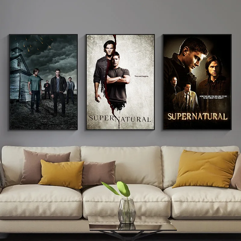 TV Play Series Supernatural Home Decor Bedroom Living Sofa Wall Decor Picture Quality White Coated Paper Poster