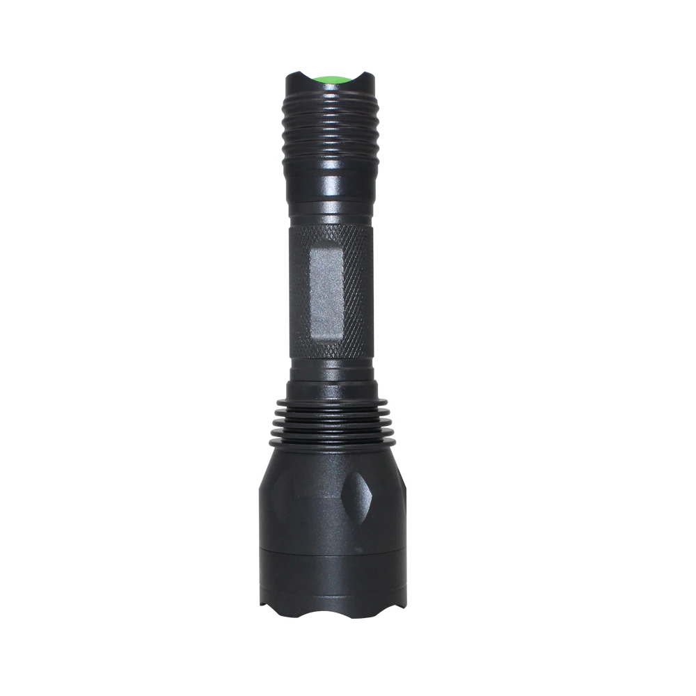 Xpe Led Jacht Zaklamp 1 Modus Tactische Torch 18650 Waterdichte Lantaarn Lamp Rood Groen Licht Vissen Spotlight Zaklampen