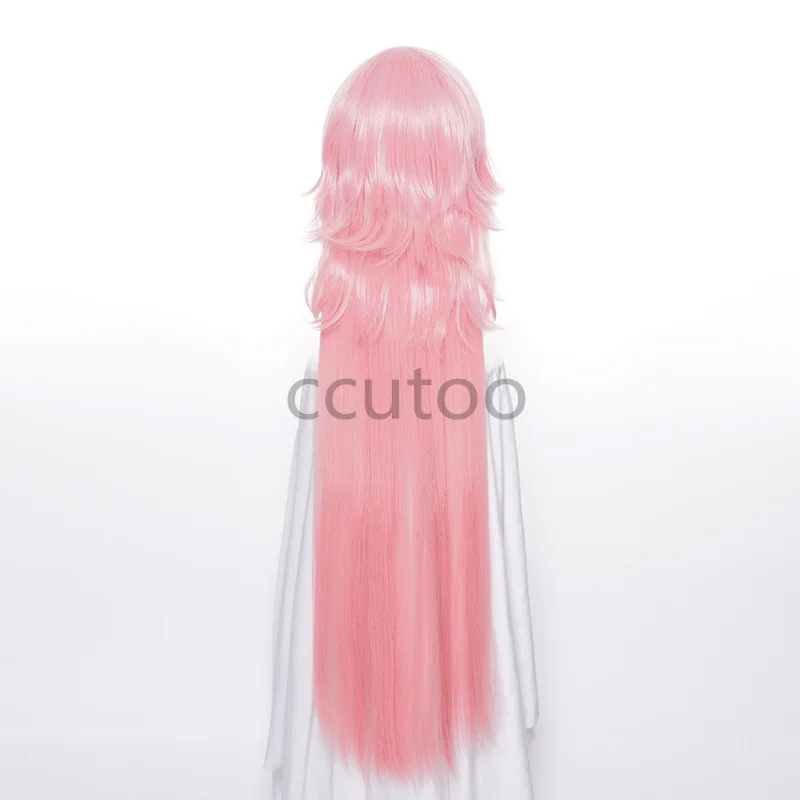 Honkai Impact 3 3e cosplay pruik Yae Sakura roze 120 cm lang recht synthetisch haar + gratis pruikdop