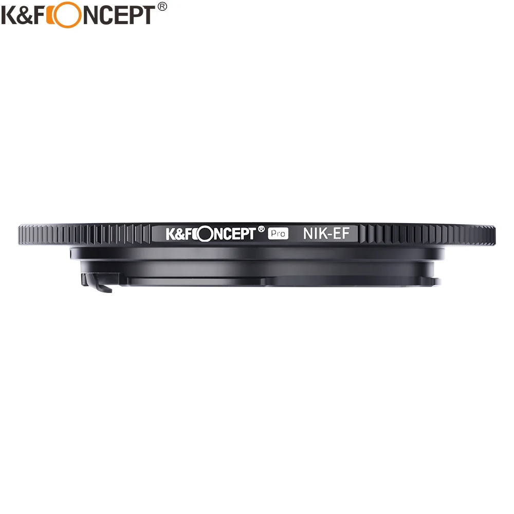 K&F CONCEPT NIK-EF Nikon Ai F lens to Eos EF Pro mount Camera Adapter Rings for Nikon F lens to Canon Eos EF Camera