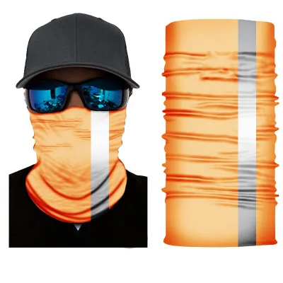 Bandana mágica refletiva para o pescoço, proteção facial, tubo aquecedor para ciclismo, acampamento, ski, pesca, cachecol para cabeça para homens e mulheres