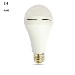 Bombilla LED de emergencia con batería recargable, ahorro de energía inteligente con lámpara de iluminación, E27, B22, 7W, 9W, 12W, 15W, CA 85-265V