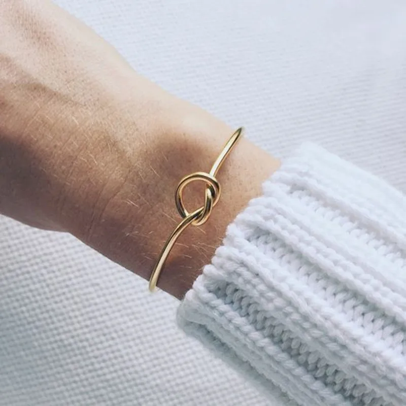 Metal Open Cuff Bangles for Women Arrow Triangle Gold Color Punk Bracelets Crystal Heart Bangles Trend Pulseras Mujer