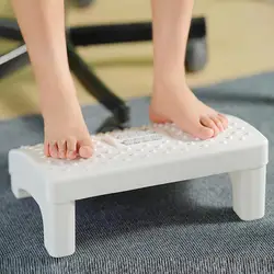 Adjustable Ottomans Office Footrest Sofa Black Home Relieve Foot Fatigue Under Desk Footstool Massage Pad Foot Pedalt kitchen