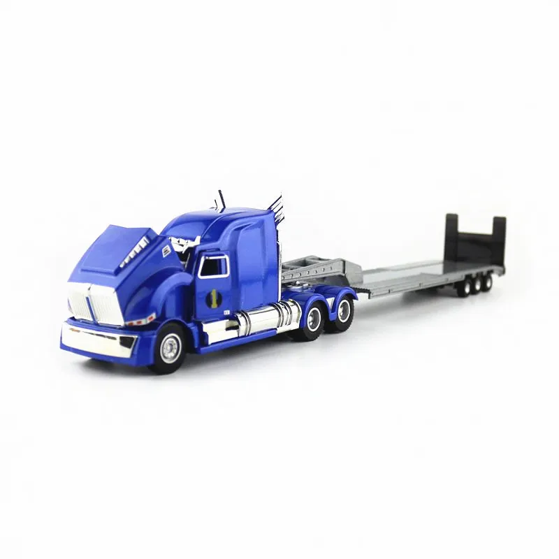 High-quality 1:50 flatbed trailer transport model,flatbed transport excavator toys,exquisite gift packaging