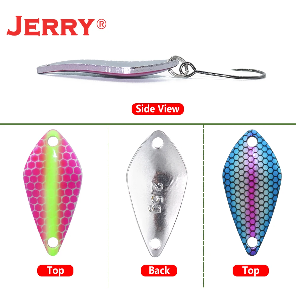 Jerry Aquarius Cucharilla Trout – 2,5g a 5g, doble cara - imagen 2