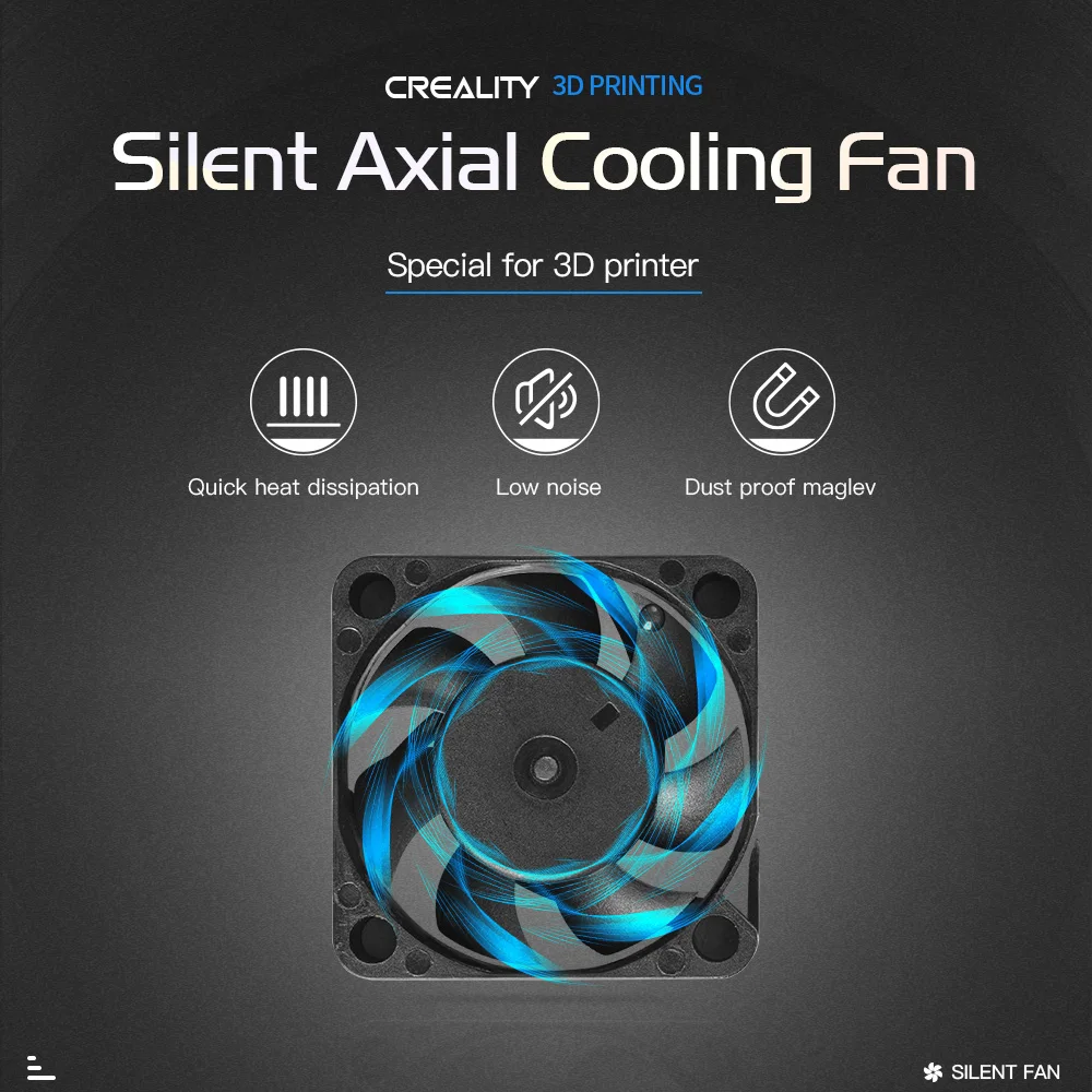 

24V 4010 Silent Axial Cooling Fan hydraulic Fluid 4800r/min Low noise Upgrade For CR-10 Ender-3 Ender-5 series 3D Printer parts