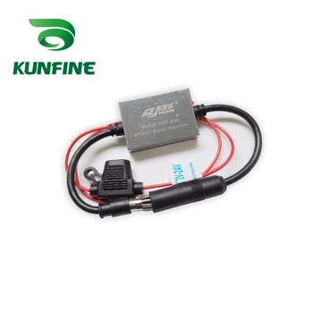 12V 24V Universal Metall Auto Auto Radio FM Antenne Signal Booster Amp Verstärker für Marine Auto Fahrzeug Signal antenne Verbessern
