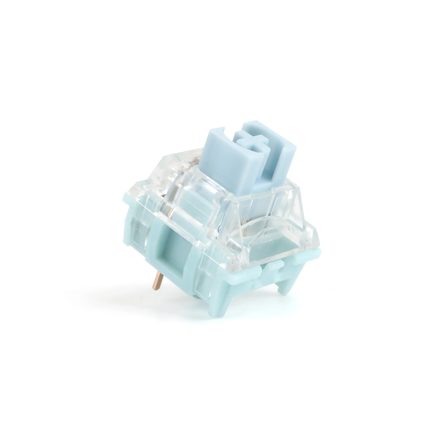 TTC-Tactile Switches for Mechanical Keyboard, MX Series, 3 Pins, SMD, RGB, Light, Cyan Color, Blue, 42g