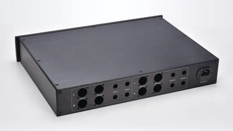 BZ4307 BalanceอลูมิเนียมสีดำPreamplifier Enclosure/DAC/AmplifierแชสซีเสียงAmpกล่อง