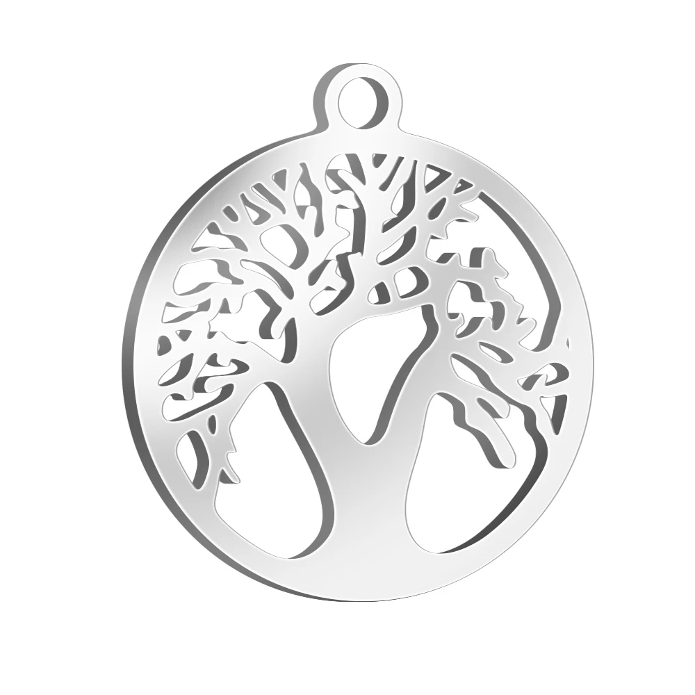 MYLONGINGCHARM 5pcs/lot Tree of Life Charms Mountain Charms Necklace Pendant Bracelet Charm Jewelry Making Accessories