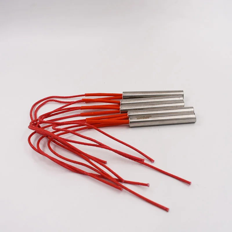 Stainless Steel 8x40mm Cartridge Heater 8mm Tube Diameter 24V/36V/110V/220V/380V 80W Single End Electric Heater Element