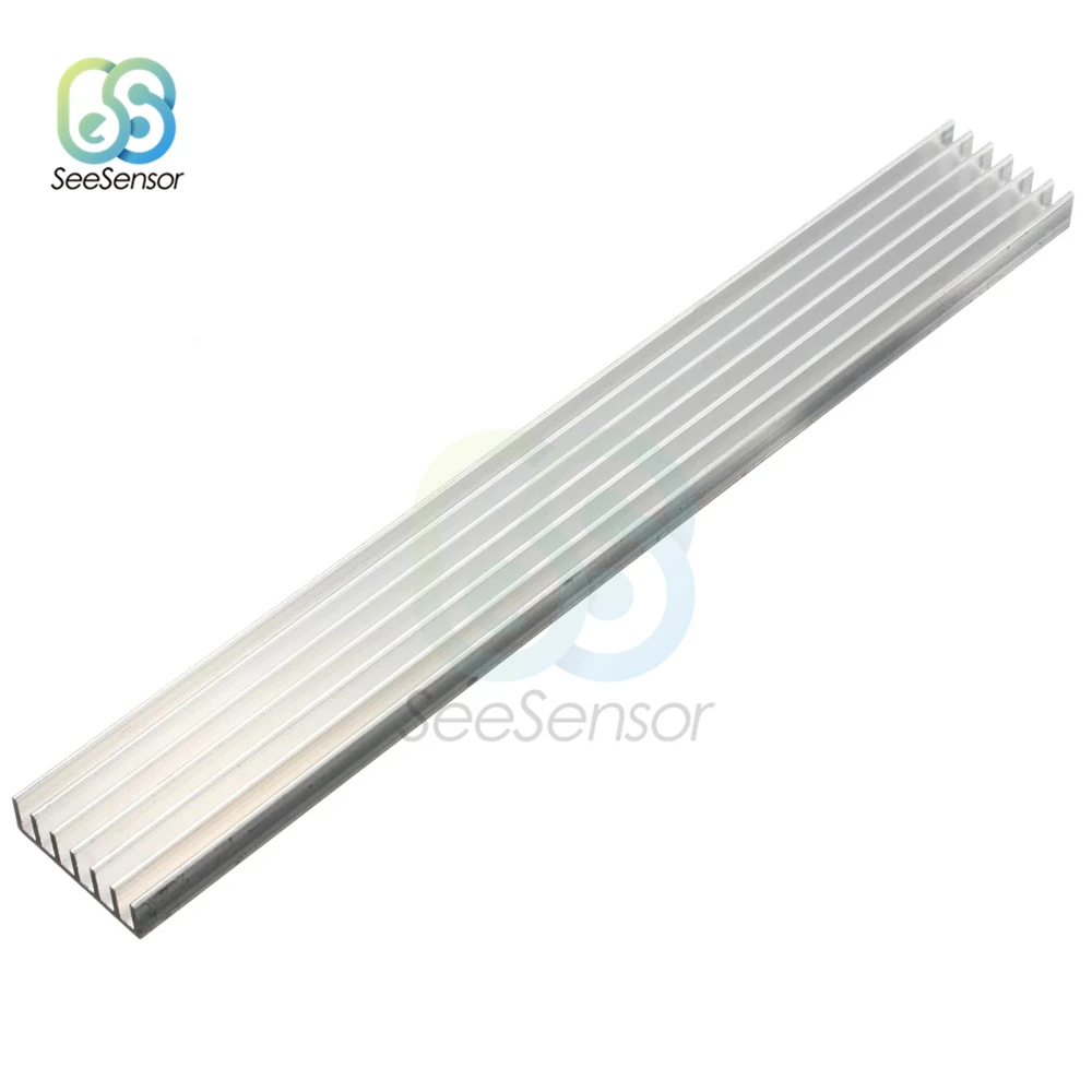 Aluminum Alloy Heatsink Cooling Pad For High Power LED IC Chip Cooler Radiator Heat Sink 150x20x6mm