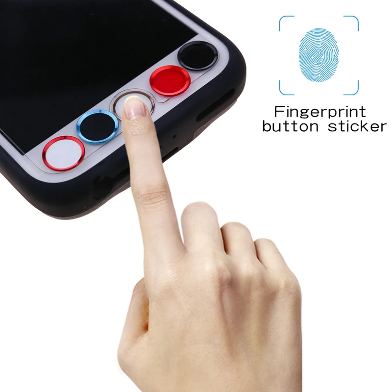 Home Button Sticker Protector tastiera Keycap per IPhone 5s 5 SE 4 6 6s 7 Plus supporto impronta digitale sblocca Touch Key ID