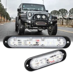 Mini Led Light Bar 6000K Car Work Signal Lamp Warning Emergency Lights for Universal Vehicle Coche Auto Led Light All In One