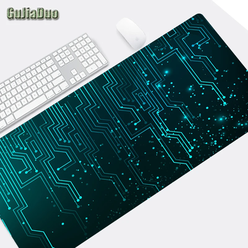 GuJiaDuo Vector Art 40x90 Extra Large Mousepad XXL Natural Rubber Non-slip Waterproof Mousepad Gaming Accessories Gamer Desk Mat