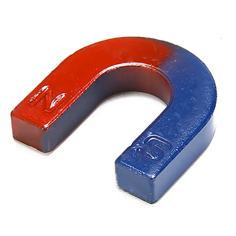 Vendita calda 3/4/6/8/9/10cm magnete a ferro di cavallo a forma di U strumenti educativi regalo per bambini