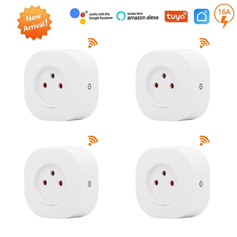 Israel IL 16A Smart Socket WiFi Smart Plug 220V Power Outlet APP Remote Control Compatble Voice Alexa Google Assistant