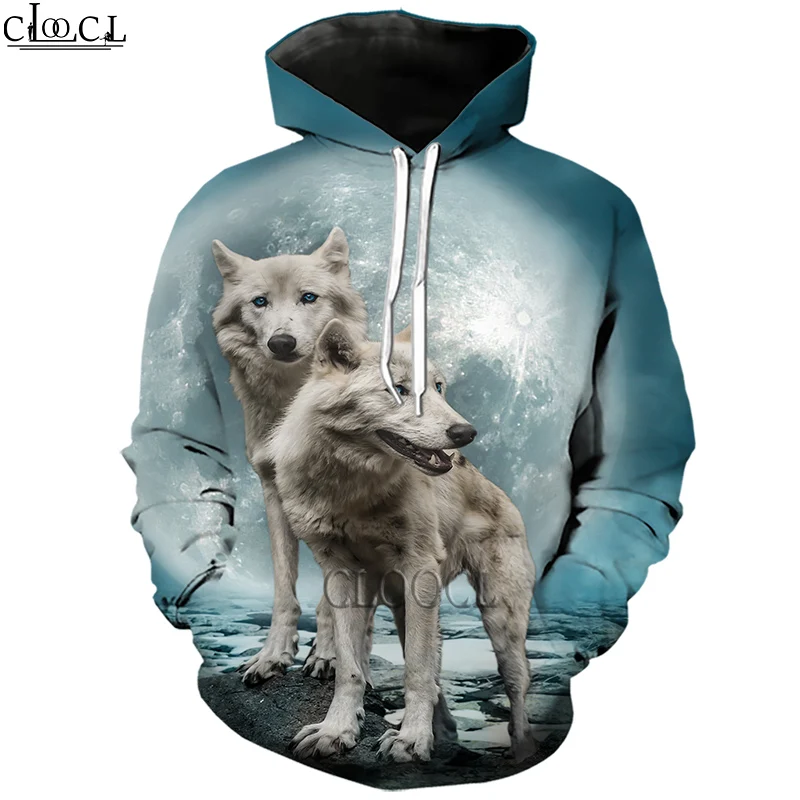 CLOOCL Newest Popular Animal Wolf 3D Print Men Women Casual Autumn Harajuku Fashion Tracksuit Hot Selling Tops Drop Shipping