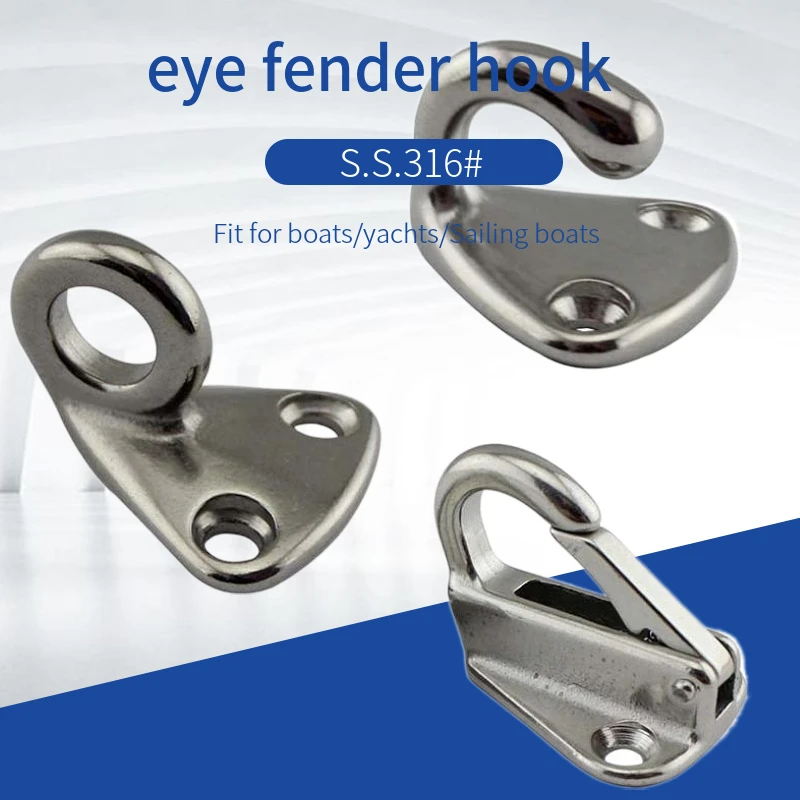 316สแตนเลส Fender ฤดูใบไม้ผลิคลิป Fender Kail Pancing Mata Marine เรือฮาร์ดแวร์ Fending Hook