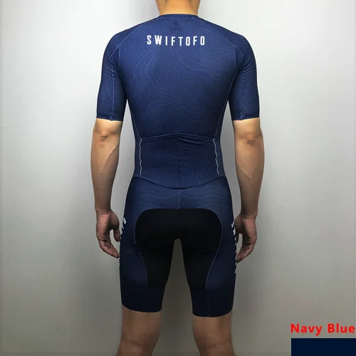 Swiftofoプロチームトライアスロンスーツ男性サイクリングジャージ