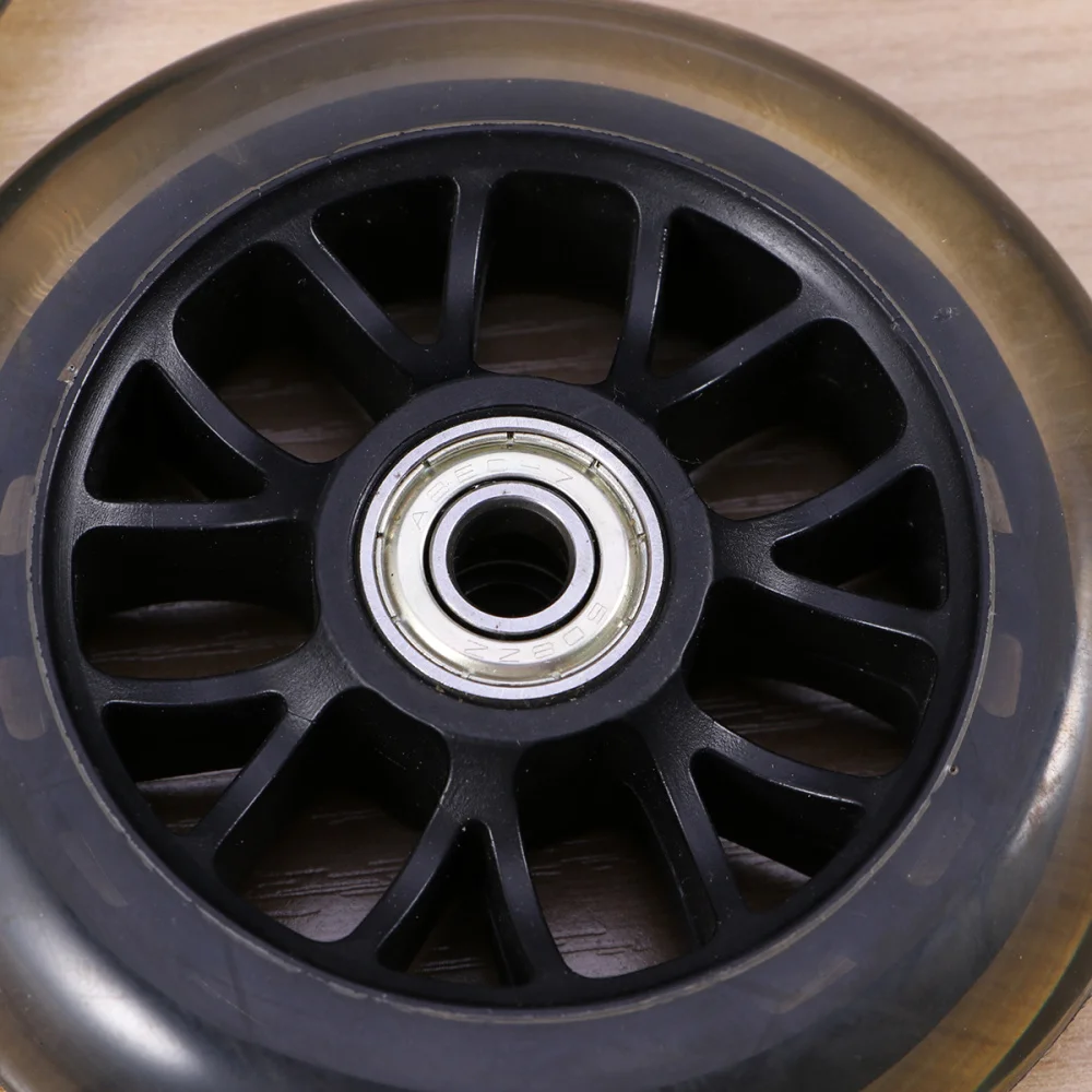 1 Pair Scooter Wheels Mute Replacement Wheels For Luggage Suitcase Car