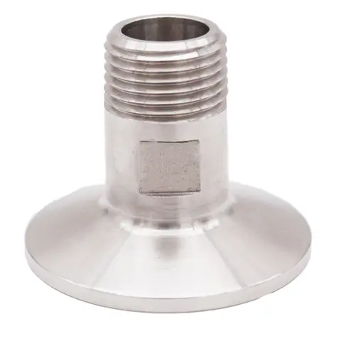 1.5 TC x 1/2 MPT, 스테인레스 스틸 304, 3A 표준, 홈브류 클로버 피팅 Best5 1.5 TC x 1/2 MPT, 스테인레스 스틸 304, 3A 표준, 홈브류 클로버 피팅 Best5