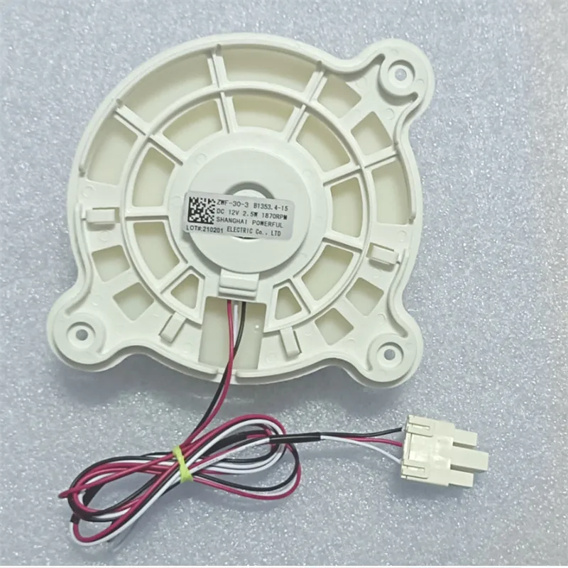 ZWF-30-3 (DC12V 3W 1870RPM) Refrigerator Parts Evaporator Cooling Fan Motorfor Samsung/Haier/midea