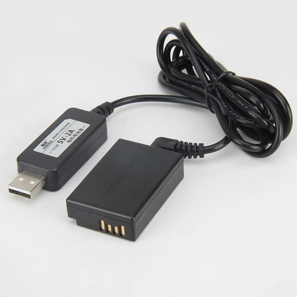 5V alimentatore USB LP-E17 batteria fittizia DR-E17 adattatore di alimentazione per Canon EOS m3 M5 M6 banca di potere Mobile cavo USB + scatola batteria