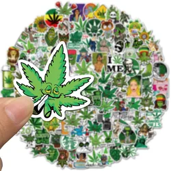 Anime Weed Leaves Graffiti Adesivos, Waterproof Cool Sticker Packs, Brinquedos de decalque, Computador portátil, Bagagem, Carro, Skate, 10 pcs, 30 pcs, 50 pcs, 100pcs