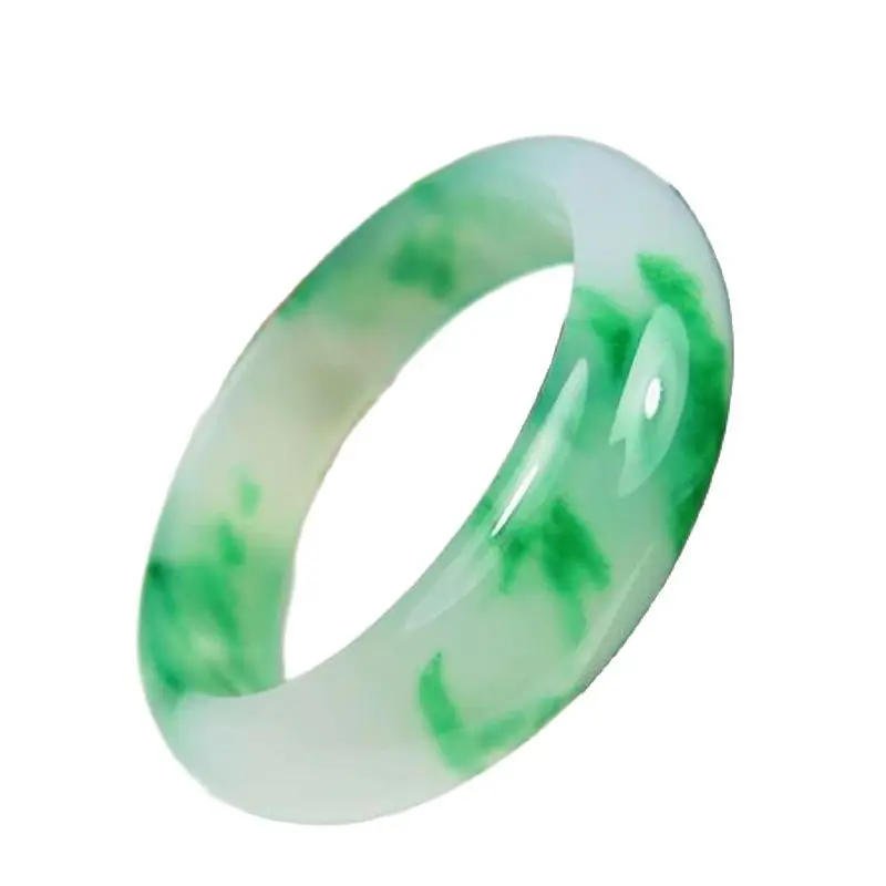 

Chinese Hand-Carved Natural Jadeite Jade Bracelet 60mm Bulk Wholesale