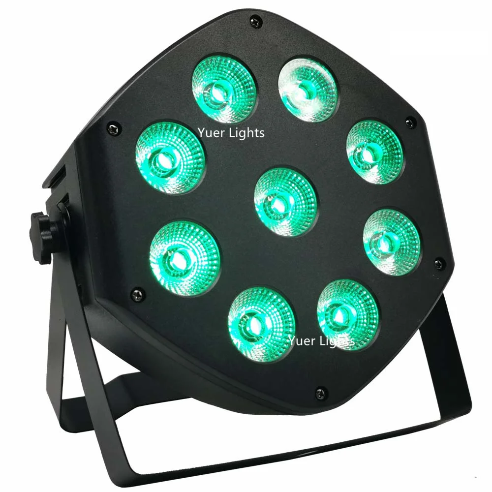 LED Par 9X10W RGBW With DMX512 For Club Disco DJ Sound Activated Disco Ball Stage Light Lumiere Christmas Projector Dj Club Par