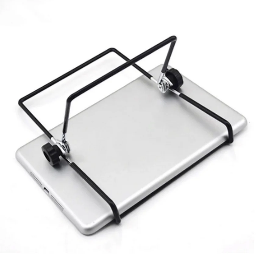 Tablet PC Iron wire Folding desktop cooling frame support for iPad 2/3/4 Tablet headrest holder mount holder