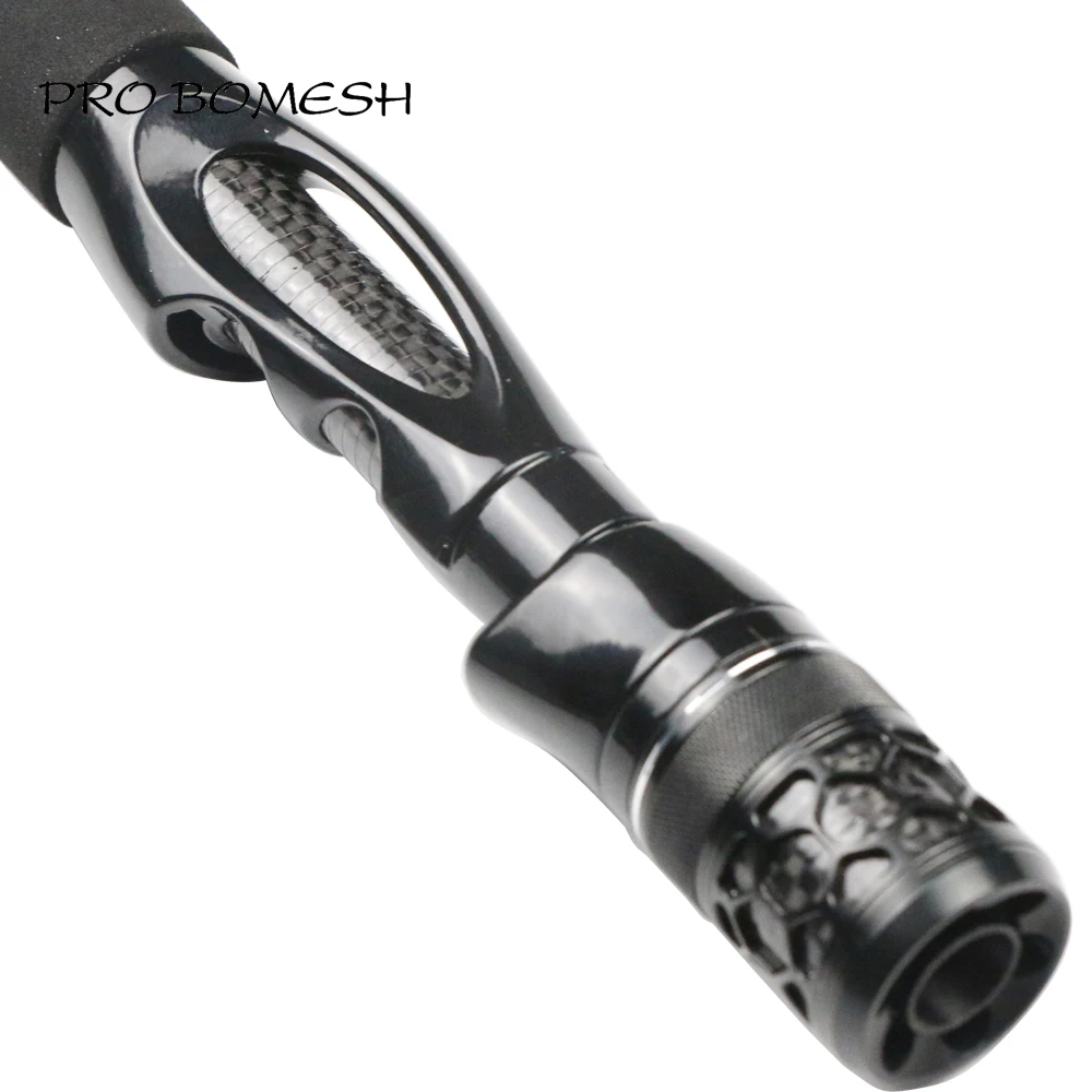 Pro Bomesh 1Set Taper Carbon Tube Grip Butt Section Spinning Cast Rod Building Component Handle Rod Repair DIY blank Accessory