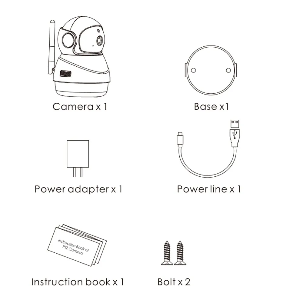 1080P Home Camera IP Security Surveillance Wireless Night Vision Motion Detection