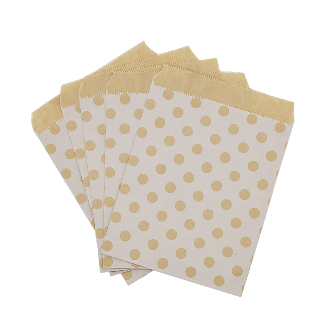 5-30pcs Thank You Kraft Paper Bag Candy Biscuit Bags Packing Pouch Pastry Tool Wrapping Wedding Party Supplies 13x18cm