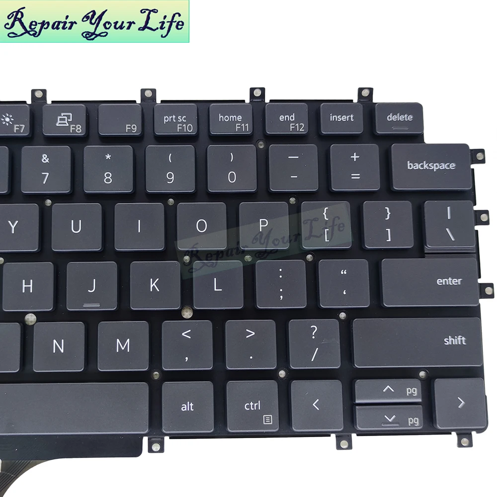 Imagem -03 - Teclado Retroiluminado para Laptop us fs Japonês Alemão Dell Latitude 7520 9510 9520 em Teclados em Inglês Jhjy 01