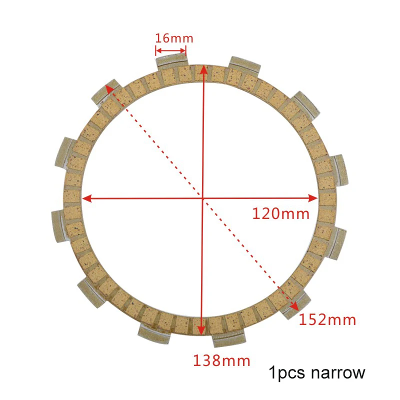 Motorcycle Clutch Friction Plate For Suzuki RM250 DR250S DR250 SJ42A GN250 Marauder GN250E NJ42A GW250 Inazuma RM DR GN GW 250