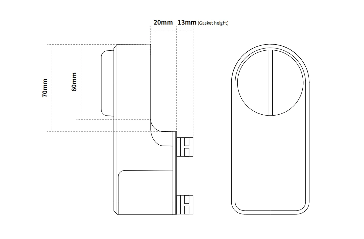 Tuya APP Smart Lock GIMDOW Password Lock Hotel Apartment Intelligent Sticker Installation Bluetooth-compatible Electronic Lock