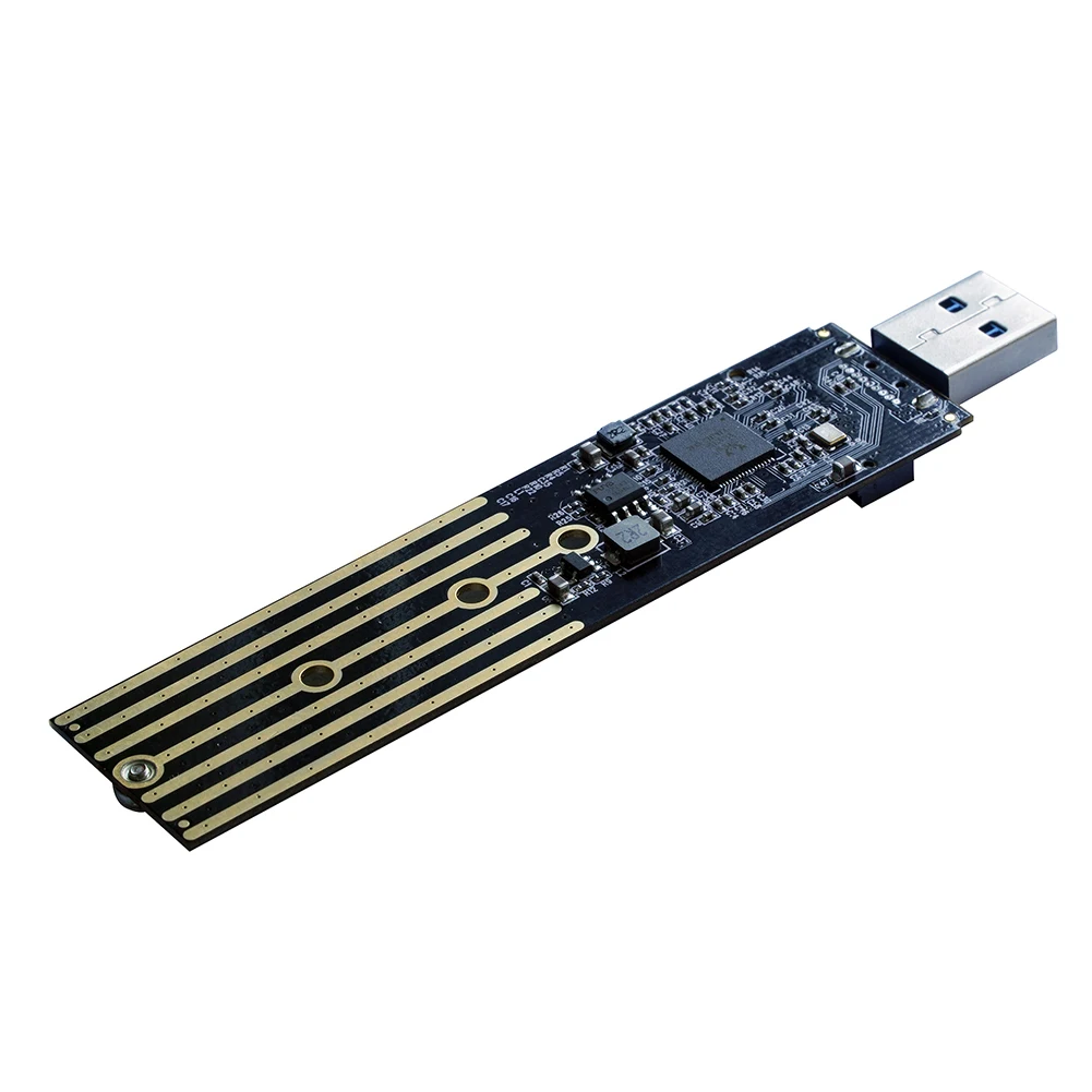 M.2 NVME Adapter PCIe NGFF SATA M2 SSD Board Dual Protocol USB 3.1 For M/B Key Samsung 970 series / 960 series / WD 2230 2242