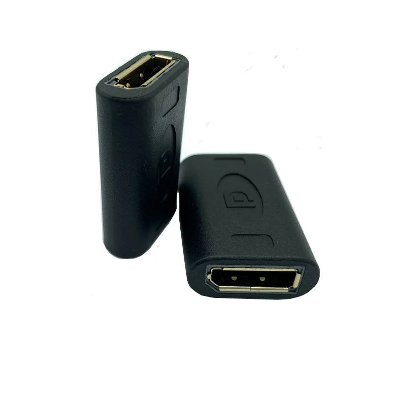 DP to DP DisplayPort Female to Female Adapter Connector Coupler Extender Tool Compatible with all DP Male Cables