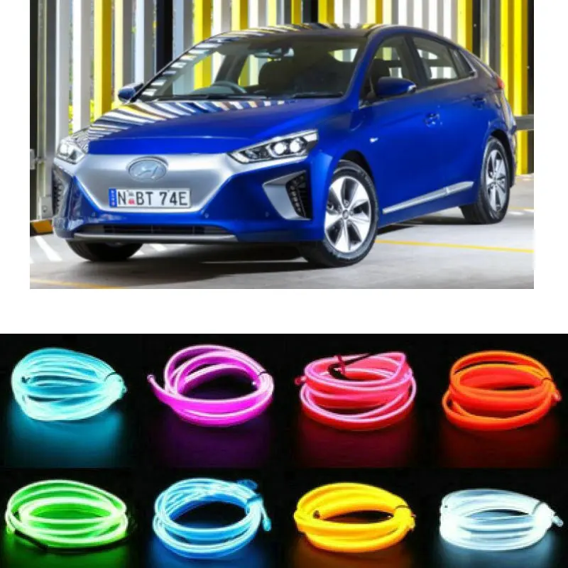 

5m el Atmosphere Lamp Interior Mood Lighting For Hyundai ioniq kona nexo palisade tiburon venue veracruz xg350