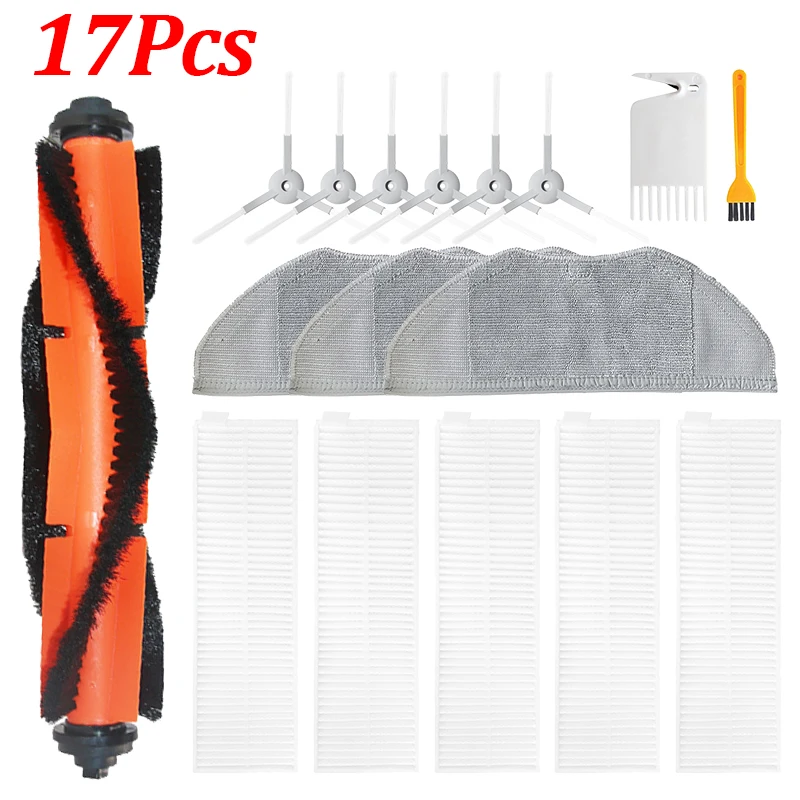 Роликовые боковые щетки, фильтры для Xiaomi Mijia G1, набор инструментов для уборки ткани, для роботов-пылесосов MJSTG1