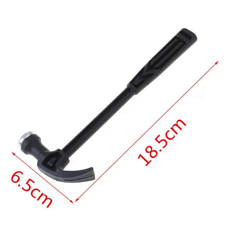 Metal Mini Claw Handle Hammer Woodworking Nail Puncher Hammer  Emergency Safety Escape Small Iron Hammer Watch Repair Hand Tool