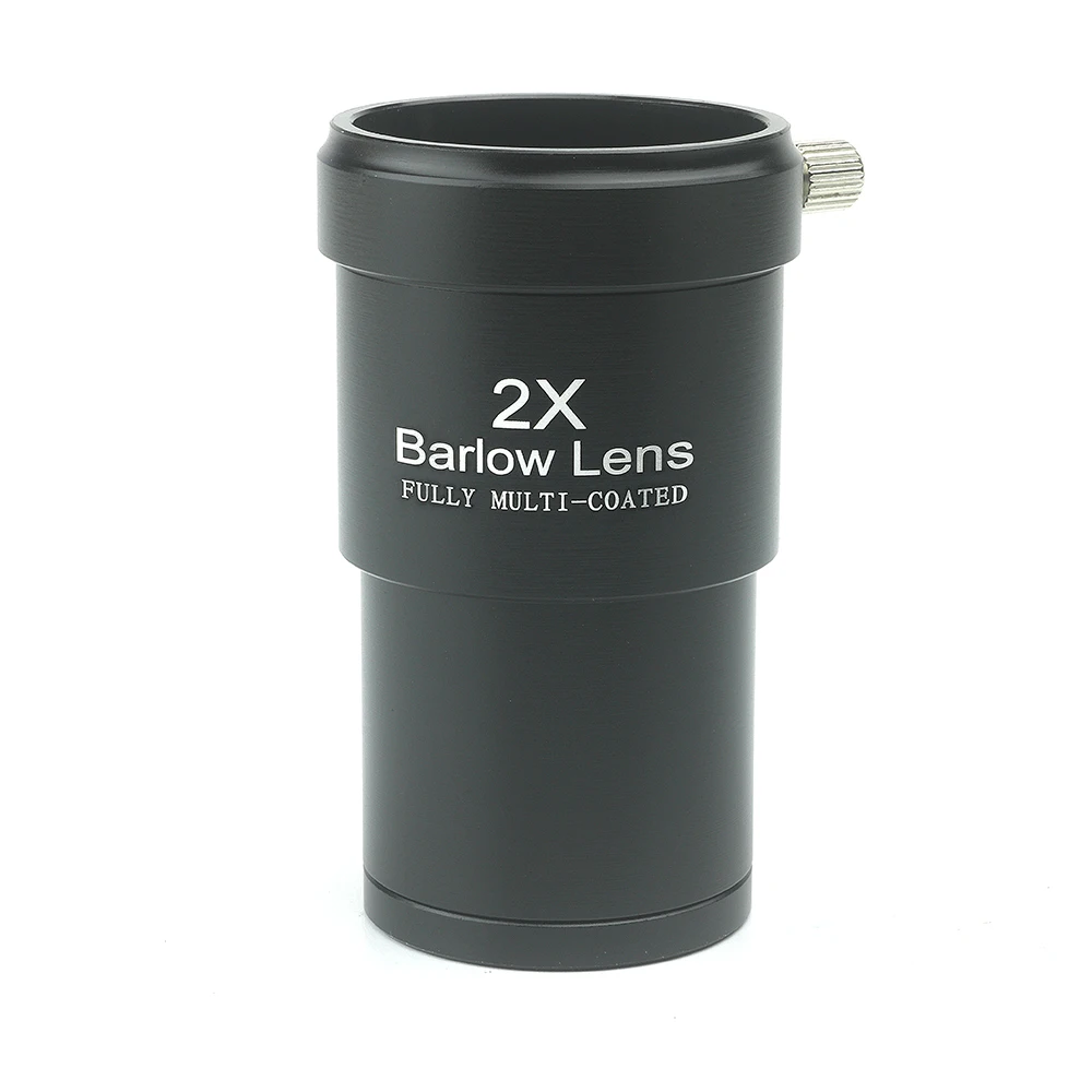 EYSDON 2X Barlow Lens 1.25 Inch Fully Multi-Coated Metal for Astronomical Telescope Eyepiece