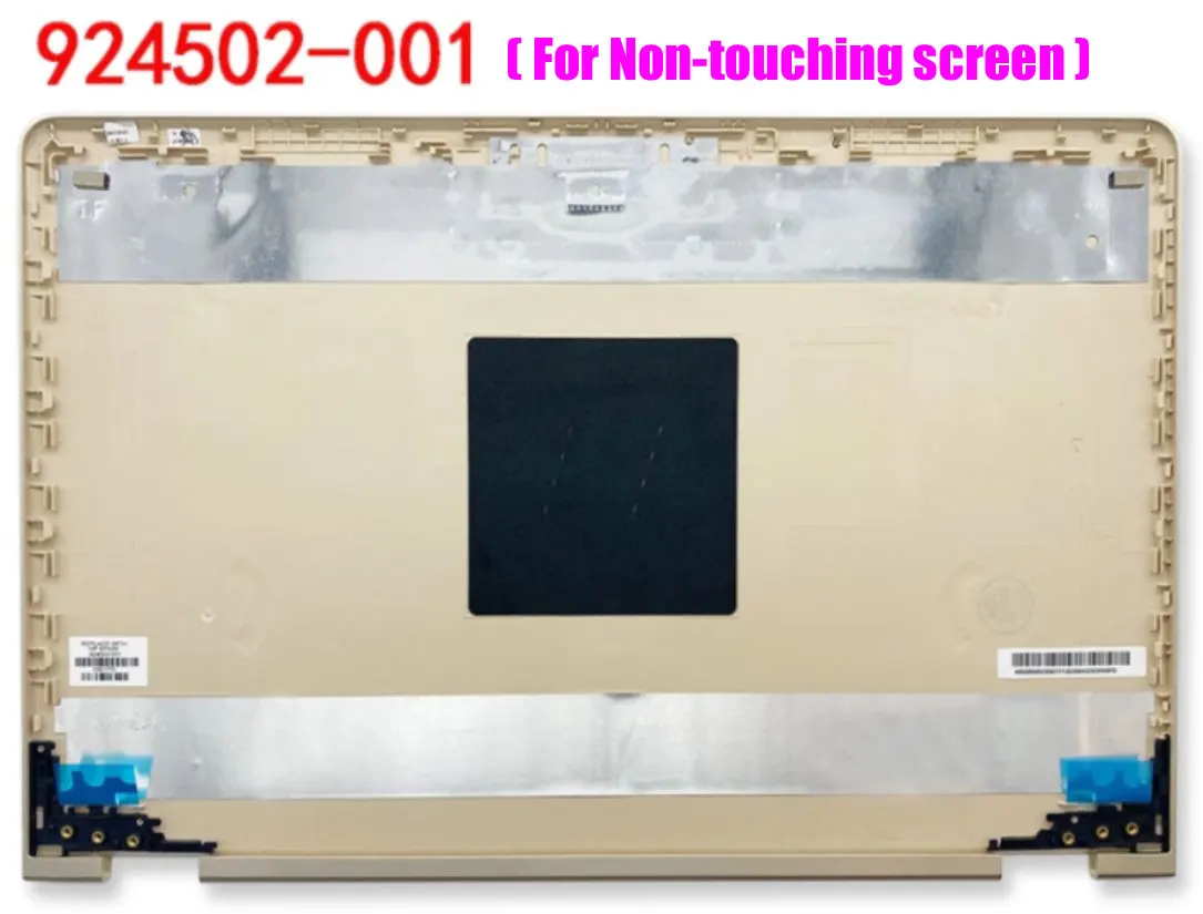 YUEBEISHENG New For HP Pavilion X360 15-BR 15T-BR LCD Back Cover (Non-touch) 924502-001 + Bottom Case Cover,Golden